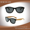Plastic Frame Acetate Wooden Sunglasses